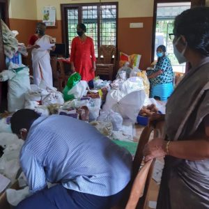 Aug 2021 - Preparing Onam Kits for Distribution
