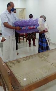 Nov 2021 - Distribution of Items for the people affected by landslides at Mundakayam Church on Nov 24