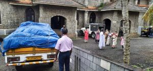 Nov 2021 - Essentials for the people in relief camps in Mundakkayam Church on Nov 9